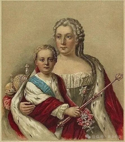 安娜·列奥波尔多芙娜和儿子伊凡