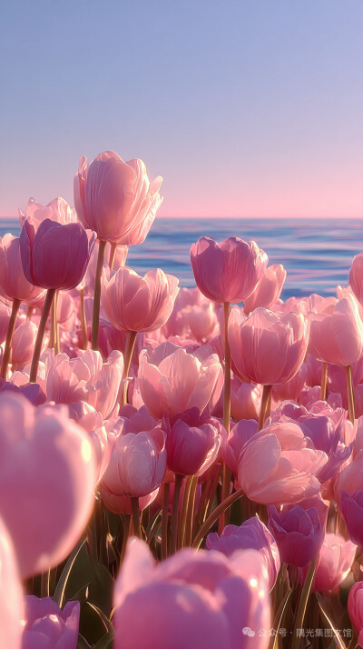 壁纸 手机壁纸 郁金香 花 lomo 春天 少女心 粉色