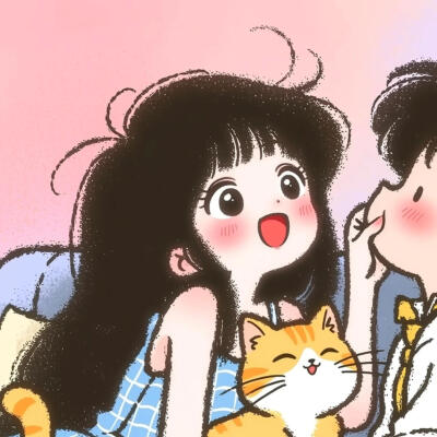卡通情侣头像