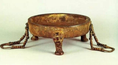 战国  三足圆形炉
上海博物馆藏
