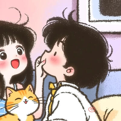 卡通情侣头像