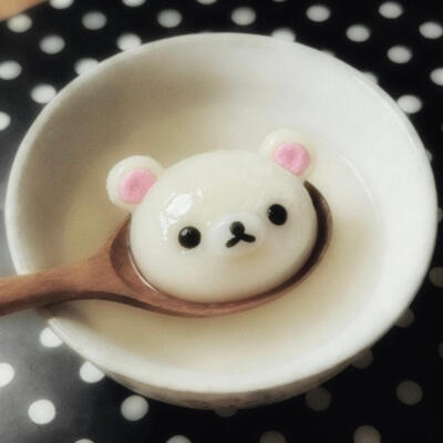 可爱轻松熊汤圆情头