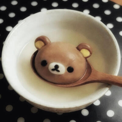 可爱轻松熊汤圆情头
