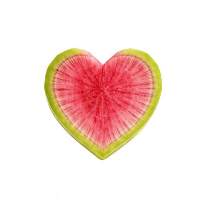 爱心萝卜白底头像