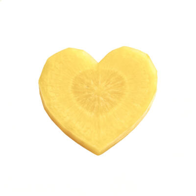 爱心萝卜白底头像