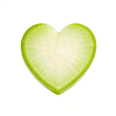 爱心萝卜白底头像