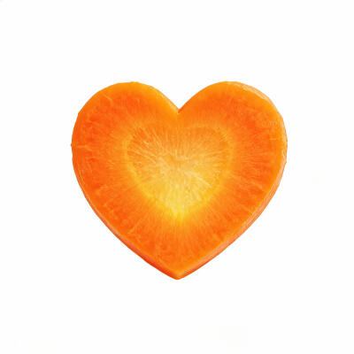 爱心萝卜白底头像