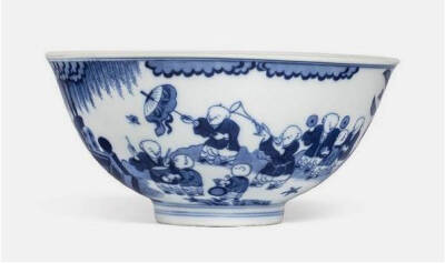 明正德  青花婴戏纹碗
北京故宫博物院藏
