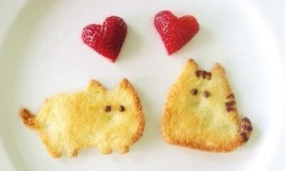 可爱萌萌饼干小猫