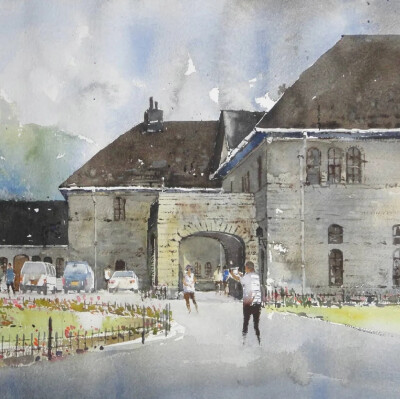 斯里兰卡水彩画家——Sanjeewee Senevirathna作品欣赏
