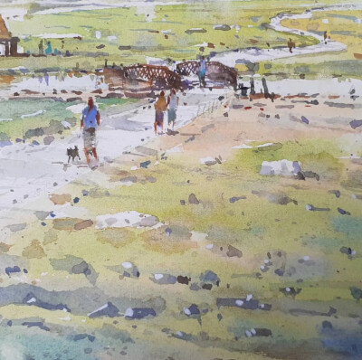 斯里兰卡水彩画家——Sanjeewee Senevirathna作品欣赏
