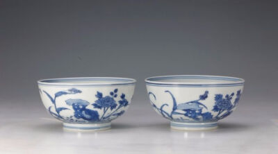 清代  青花一甲传胪纹碗
观复博物馆藏
