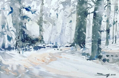 斯里兰卡水彩画家——Sanjeewee Senevirathna作品欣赏
