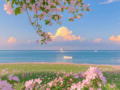 春日绿色系iPad电脑壁纸 横屏