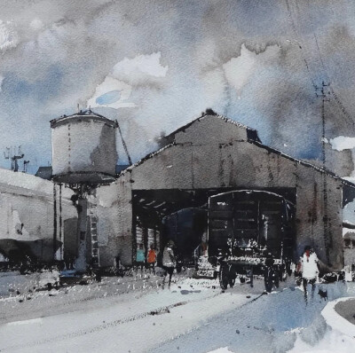 斯里兰卡水彩画家——Sanjeewee Senevirathna作品欣赏
