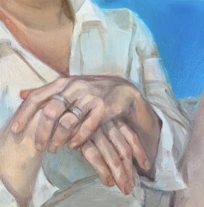 萨曼莎·费洛斯是一位英国当代具象画家，以充满叙事感与心理张力的人物绘画而受到关注。她出生并成长于英国，接受系统的艺术训练，在传统写实绘画的基础上发展出兼具古典结构与当代表达的个人风格。费洛斯的创作多围…