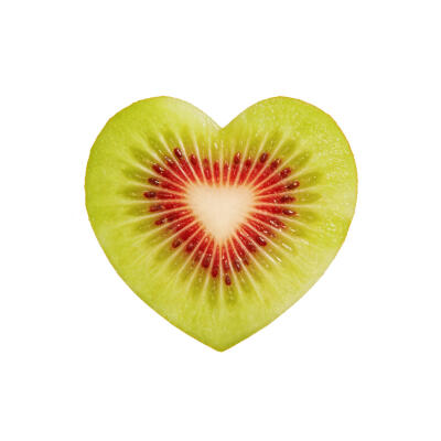 爱心猕猴桃白底头像