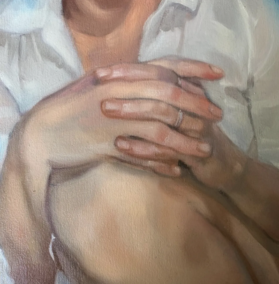 萨曼莎·费洛斯是一位英国当代具象画家，以充满叙事感与心理张力的人物绘画而受到关注。她出生并成长于英国，接受系统的艺术训练，在传统写实绘画的基础上发展出兼具古典结构与当代表达的个人风格。费洛斯的创作多围…