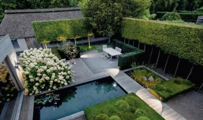 一方院子，有着花草相伴，看云卷云舒，花开花落。