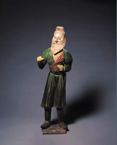 唐代  三彩胡人俑
北京故宫博物院藏
