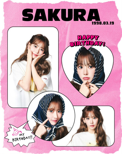 宮脇咲良3.19生日快乐