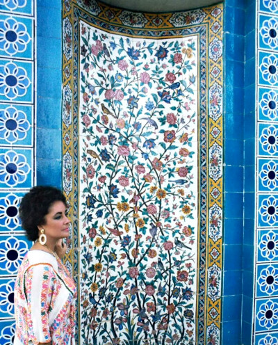 1976年 伊丽莎白·泰勒在伊朗 ​​​