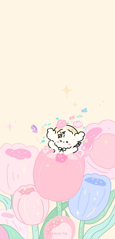 小狗春日壁纸套图