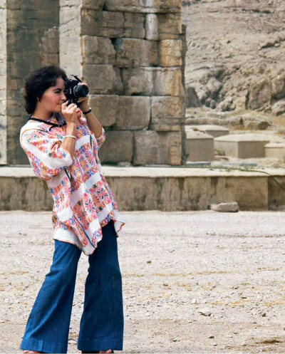 1976年 伊丽莎白·泰勒在伊朗 ​​​