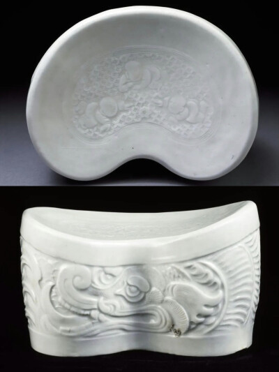 北宋 影青刻花婴戏纹带盖梅瓶