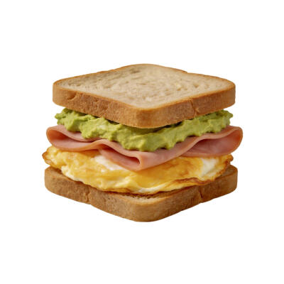 三明治白底头像