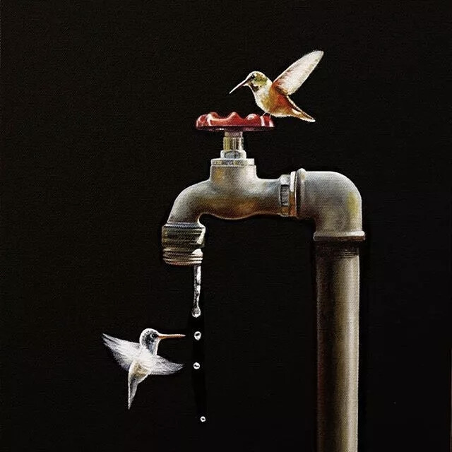 Karen Hollingsworth
看到这个名字有没有很熟悉
还记得那清风拂过
卷起白色的窗帷吗
今天，展现的是另一种风格的作品
与上一次是完全不同的风格
多才多艺就是好
