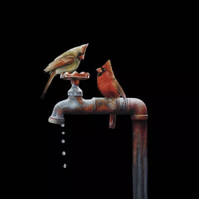 Karen Hollingsworth
看到这个名字有没有很熟悉
还记得那清风拂过
卷起白色的窗帷吗
今天，展现的是另一种风格的作品
与上一次是完全不同的风格
多才多艺就是好
