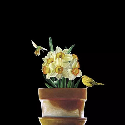 Karen Hollingsworth
看到这个名字有没有很熟悉
还记得那清风拂过
卷起白色的窗帷吗
今天，展现的是另一种风格的作品
与上一次是完全不同的风格
多才多艺就是好
