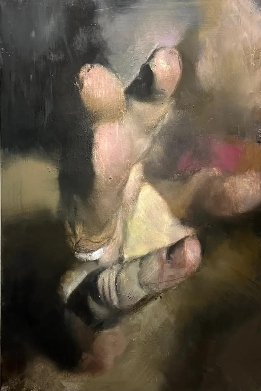 兹比内克·塞德莱茨基是捷克当代画家，以其介于具象与抽象之间的绘画语言和富有时间感的画面气质而受到关注。他出生于捷克，并在布拉格接受艺术教育，长期活跃于中欧当代艺术领域。塞德莱茨基的创作并不局限于传统人物肖像，而是更倾向于描绘空间、物体与日常场景，例如工作室内部、建筑结构或静物组合。他的画面常呈现出一种“未完成”或“被侵蚀”的视觉效果——形体在清晰与消解之间游移