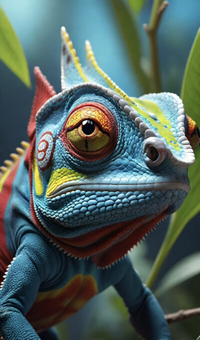 雨林瞳色：一场与变色龙和鬣蜥的静默对视