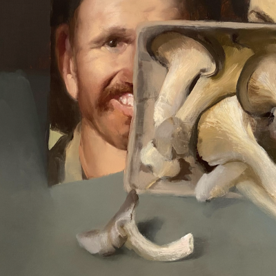 埃博尼·特拉斯科特（澳大利亚）是一位擅长“观察现实主义”（observational realism）的画家，主要以绘画及纸上作品为媒介，关注视觉与触觉之间微妙的关系。