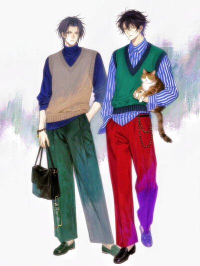 我们总把人生想得太坏，像旁人不允许我们的怪#ootd#服设#私服穿搭#立绘#街头潮流风