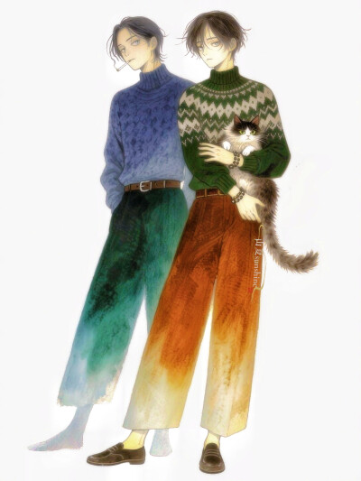 我们总把人生想得太坏，像旁人不允许我们的怪#ootd#服设#私服穿搭#立绘#街头潮流风