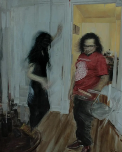 塔利亚·亚涅斯是一位活跃于当代具象绘画领域的艺术家，以融合写实肖像与“数字失真感”的独特绘画语言而受到关注。她的作品建立在扎实的人物造型基础之上，但通过有意识地破坏图像的完整性，形成强烈的视觉辨识度。