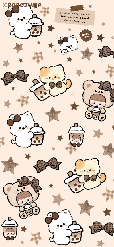 热乎乎奶茶壁纸