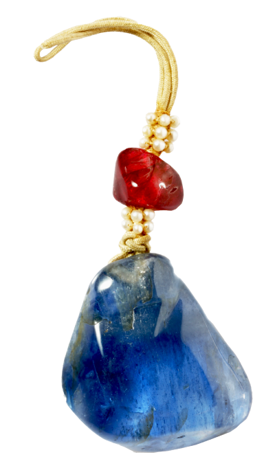 清顺治 蓝宝石坠