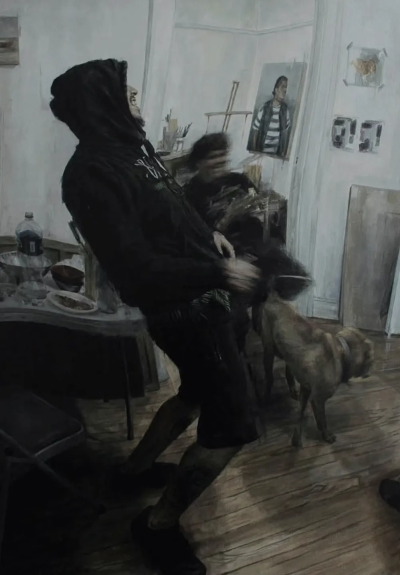 塔利亚·亚涅斯是一位活跃于当代具象绘画领域的艺术家，以融合写实肖像与“数字失真感”的独特绘画语言而受到关注。她的作品建立在扎实的人物造型基础之上，但通过有意识地破坏图像的完整性，形成强烈的视觉辨识度。