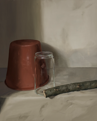 埃博尼·特拉斯科特（澳大利亚）是一位擅长“观察现实主义”（observational realism）的画家，主要以绘画及纸上作品为媒介，关注视觉与触觉之间微妙的关系。