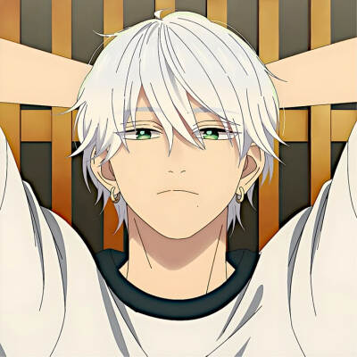 番剧：皎洁迎宵之月
角色：市村琥珀
动漫男头Δ