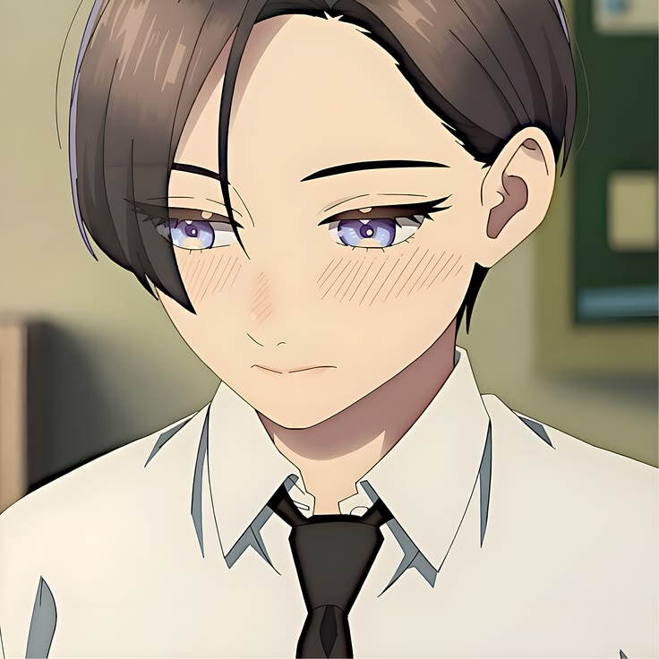 番剧：皎洁迎宵之月
角色：泷口宵
动漫女头Δ