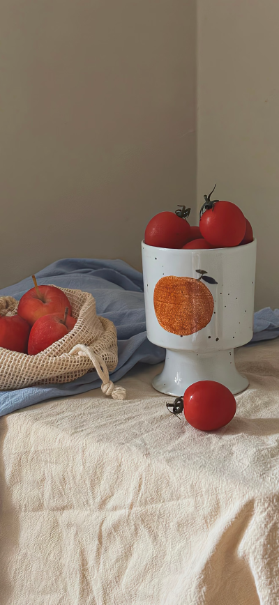 ▸ins壁纸
"这颗苹果是春天攒的甜"