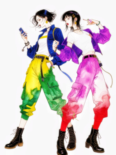 和怨种闺蜜的穿搭|与你分享过的青春，不比恋爱少半分。
#闺蜜穿搭#服设 #私服 #ootd #怨种闺蜜