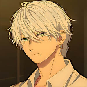 番剧：皎洁迎宵之月
角色：市村琥珀
            动漫男头Δ