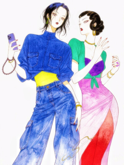 和怨种闺蜜的穿搭|与你分享过的青春，不比恋爱少半分。
#闺蜜穿搭#服设 #私服 #ootd #怨种闺蜜