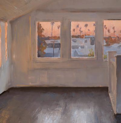 肯尼·哈里斯是一位美国当代具象画家，以富有力量感的笔触与厚重油彩的人物绘画而受到关注。他的创作建立在扎实的写实基础之上，同时融入更为直接和表现性的绘画方式，使作品在结构严谨与情绪表达之间形成张力。